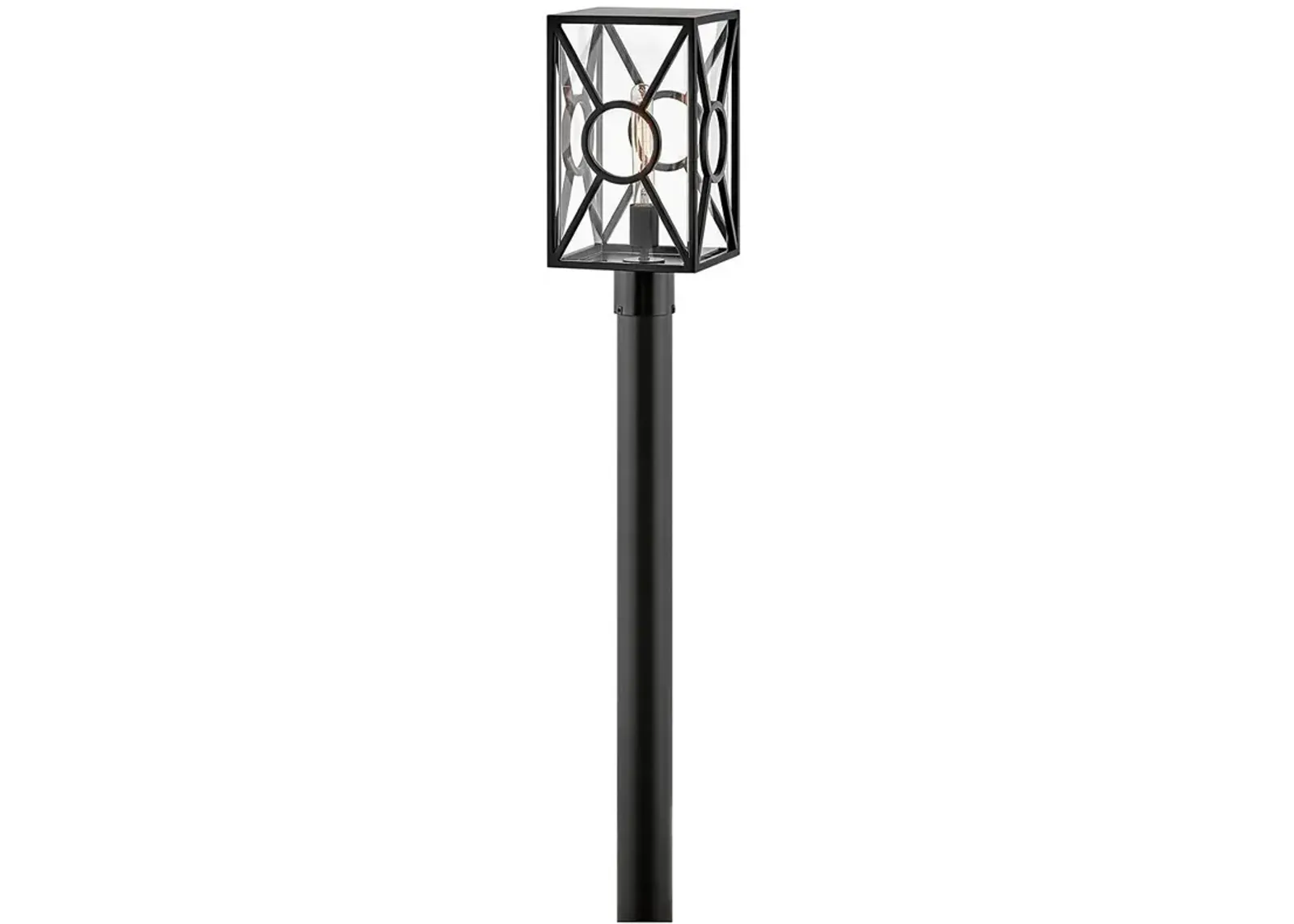 Brixton 15 1/2" High Black Outdoor Post Light