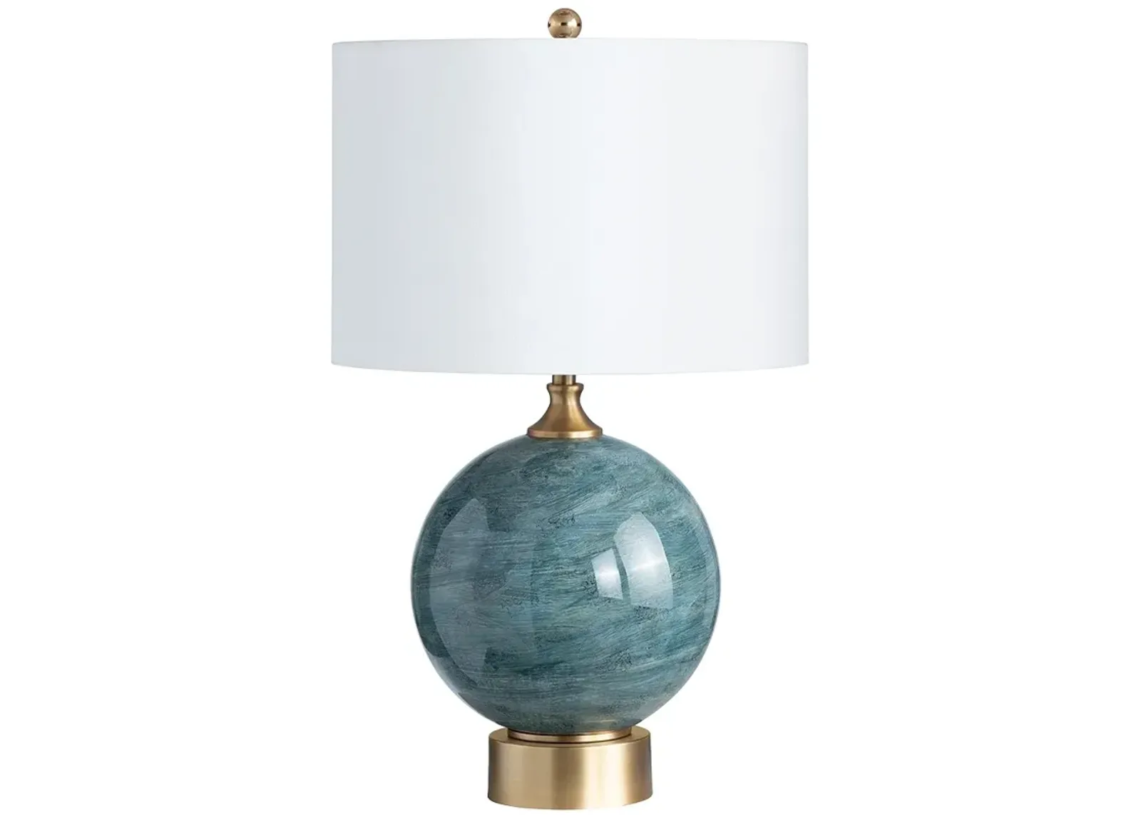 Crestview Collection Downs Reverse Painted Table Lamp