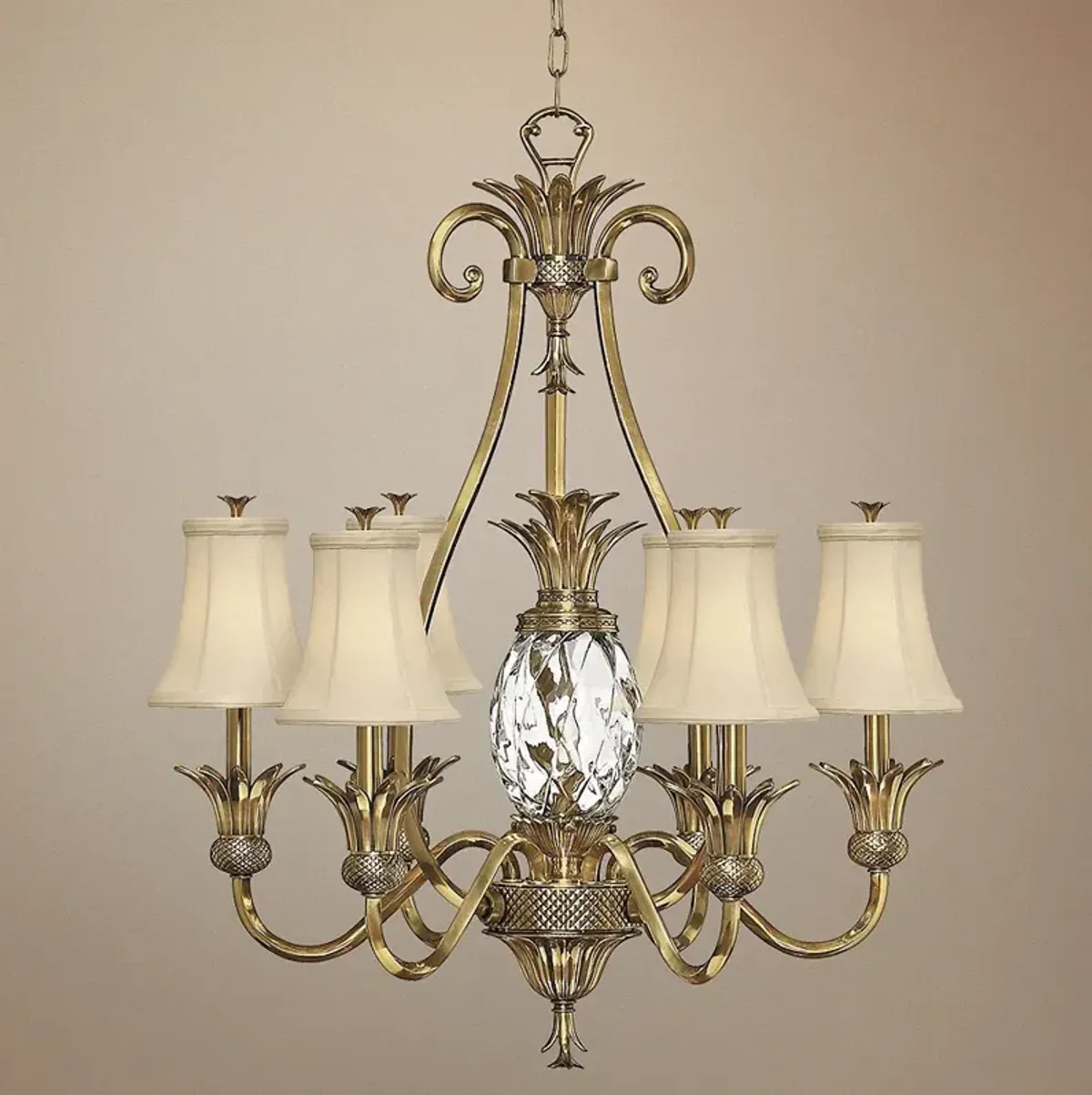 Hinkley Plantation Collection 28" Wide 7-Light Candelabra Chandelier