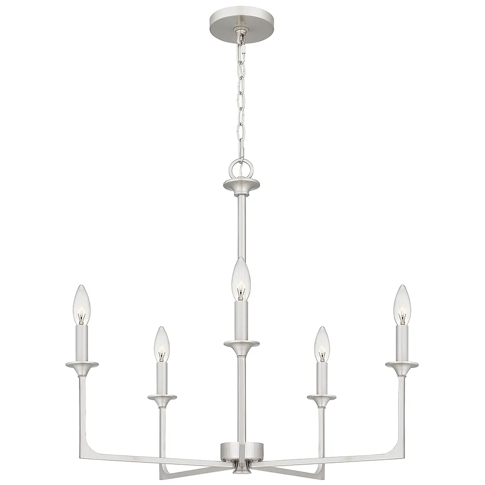 Prescott 5-Light Brushed Nickel Chandelier