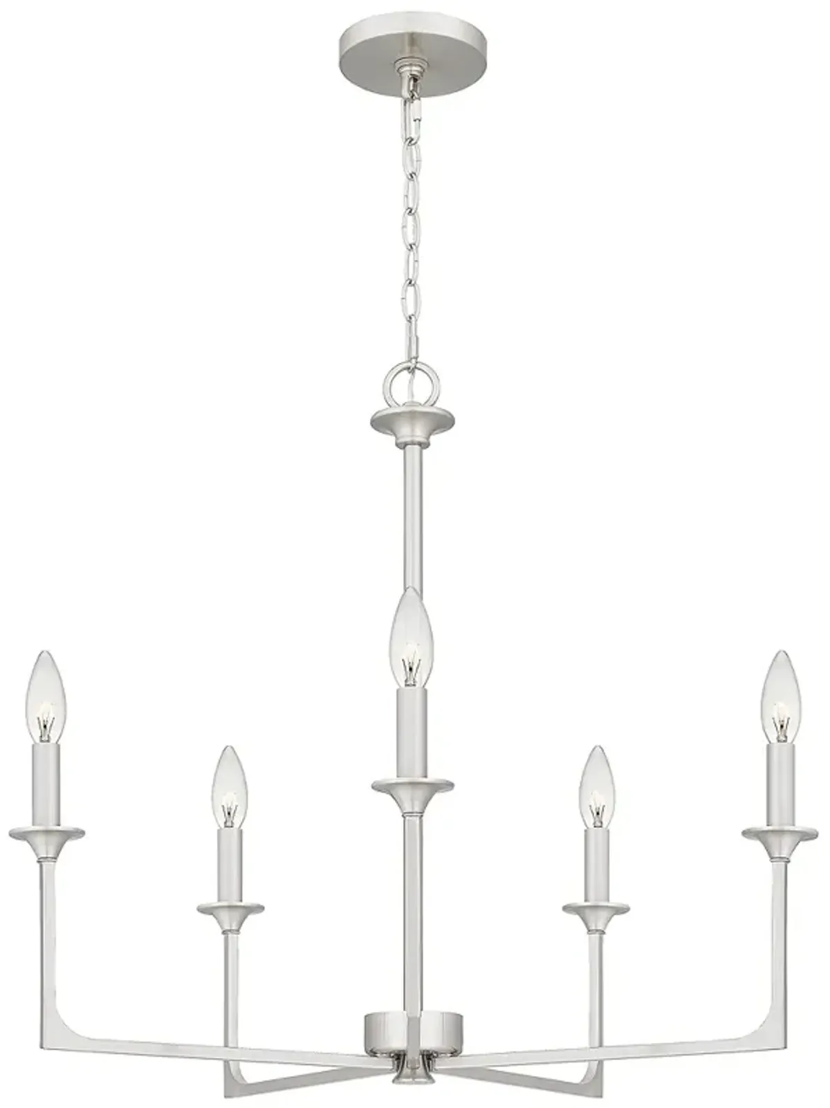 Prescott 5-Light Brushed Nickel Chandelier