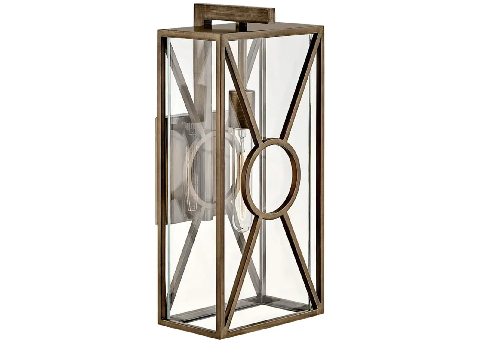 Brixton 18 3/4" High Burnished Bronze Outdoor Wall Light