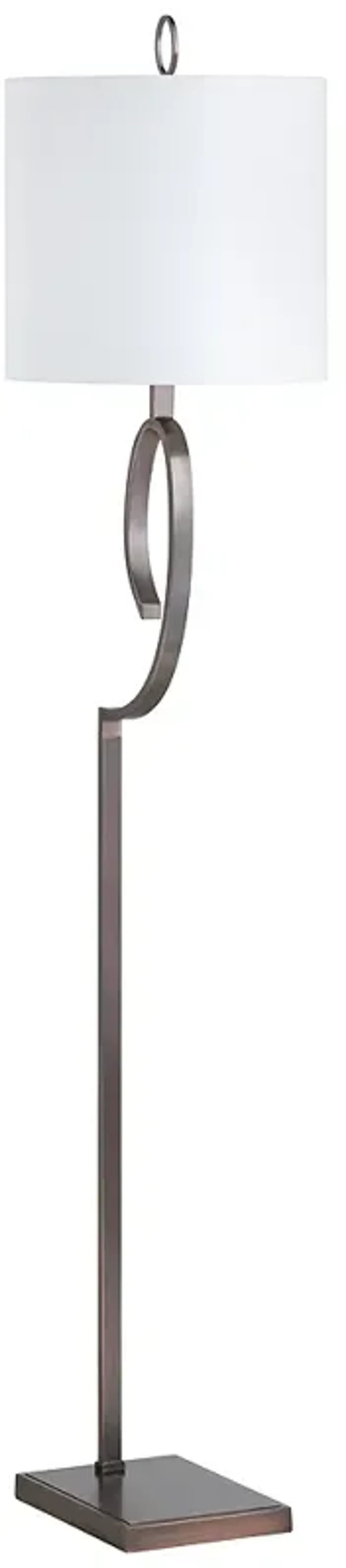 Crestview Collection Dash 66 3/4" High Stylized Bent Metal Floor Lamp