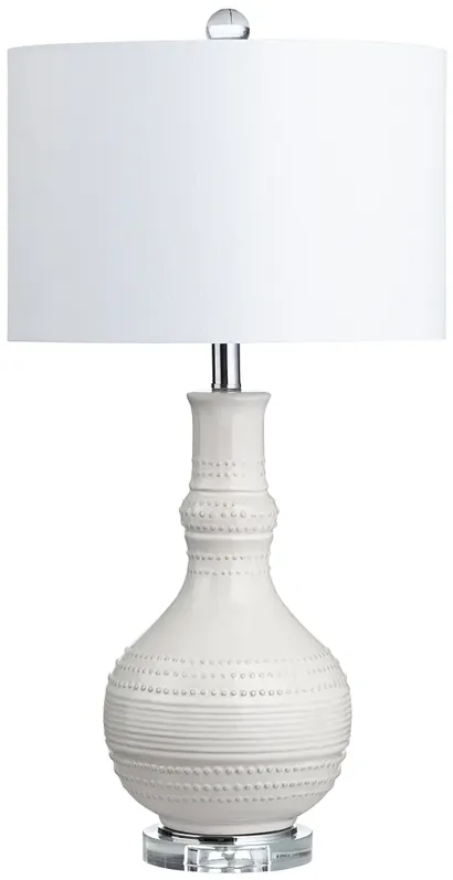 Crestview Collection Landry Vase Shaped Ceramic Table Lamp