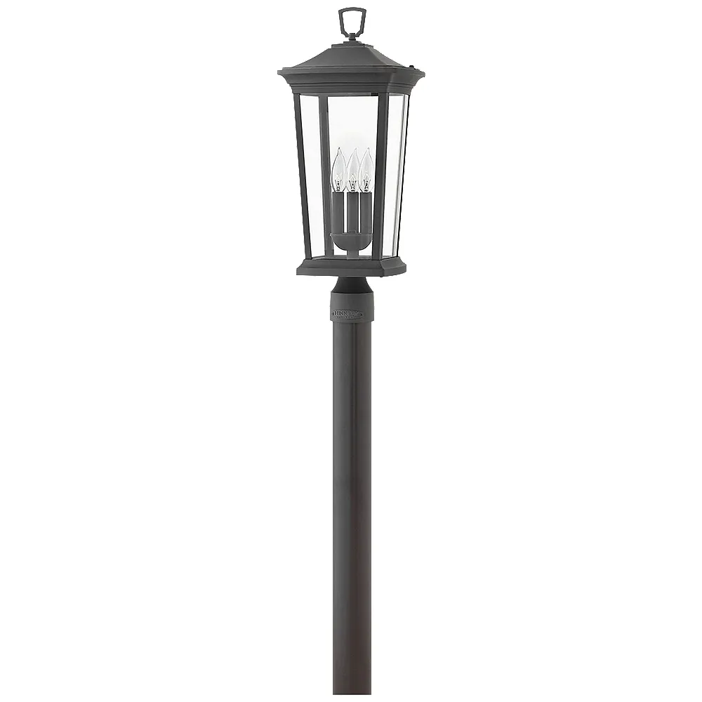 Bromley 22 3/4" High Museum Black Outdoor Post Light