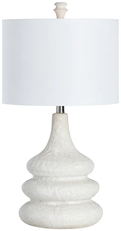 Crestview Collection Ledger Triple Stacked Ovoids Ceramic Table Lamp