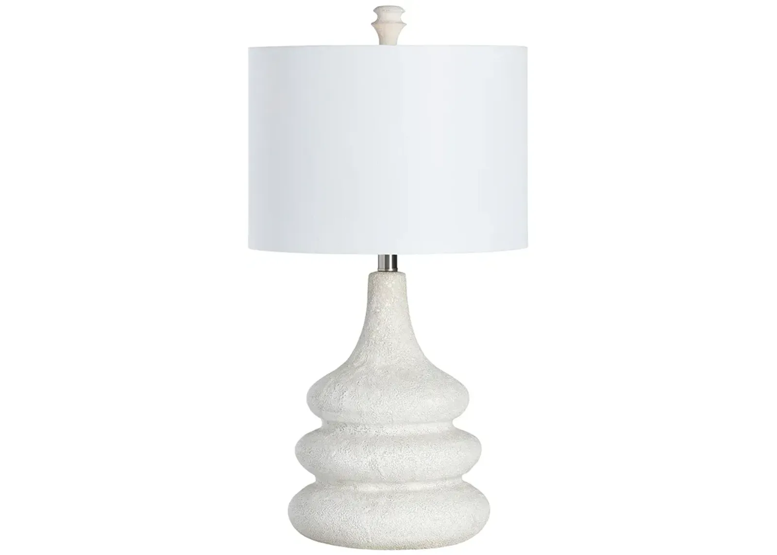 Crestview Collection Ledger Triple Stacked Ovoids Ceramic Table Lamp