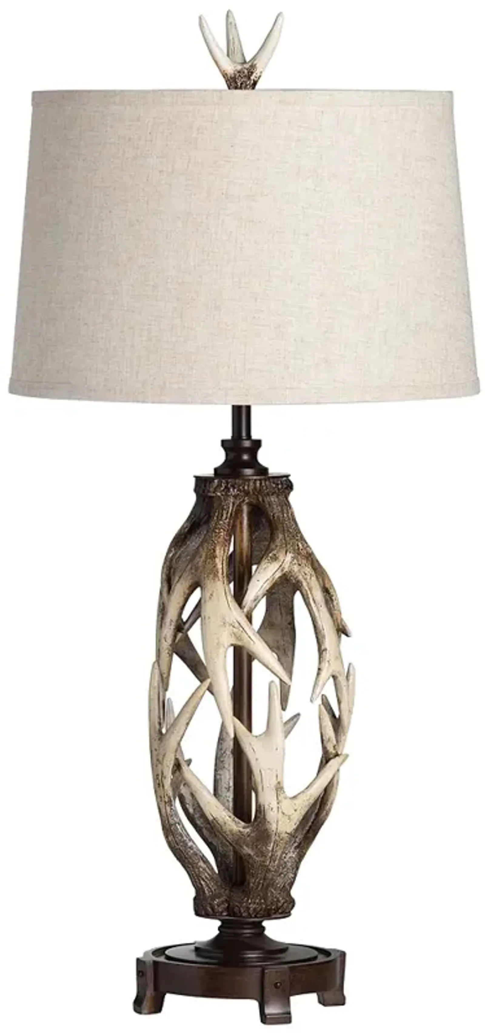 Crestview Collection Ramsey Antler Resin Table Lamp