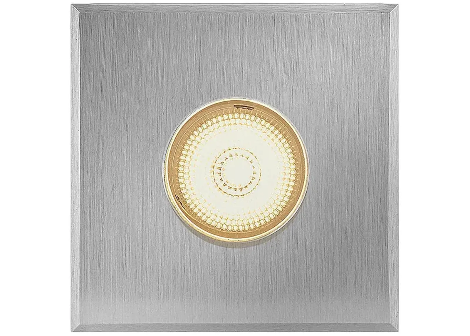 Hinkley Landscape Sparta Dot Large LED Square Button 2.25" Stainless S