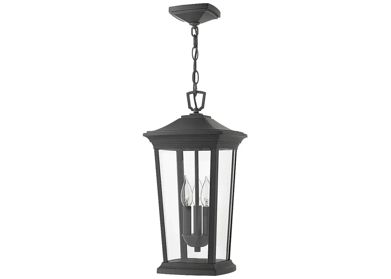 Bromley 19 1/4" High Museum Black Outdoor Hanging Light