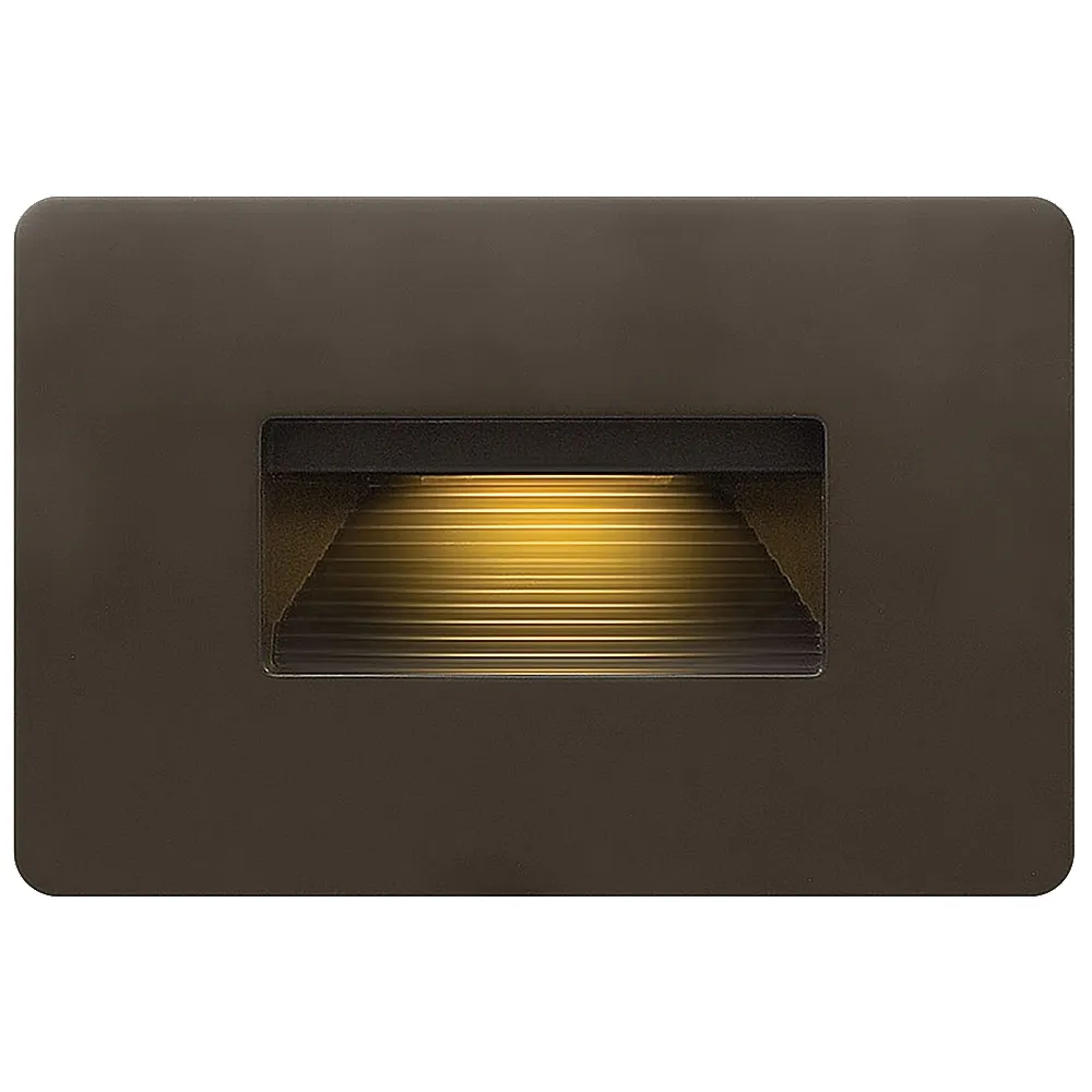 Luna 4 1/2" Wide Bronze Step Light by Hinkley Lighting