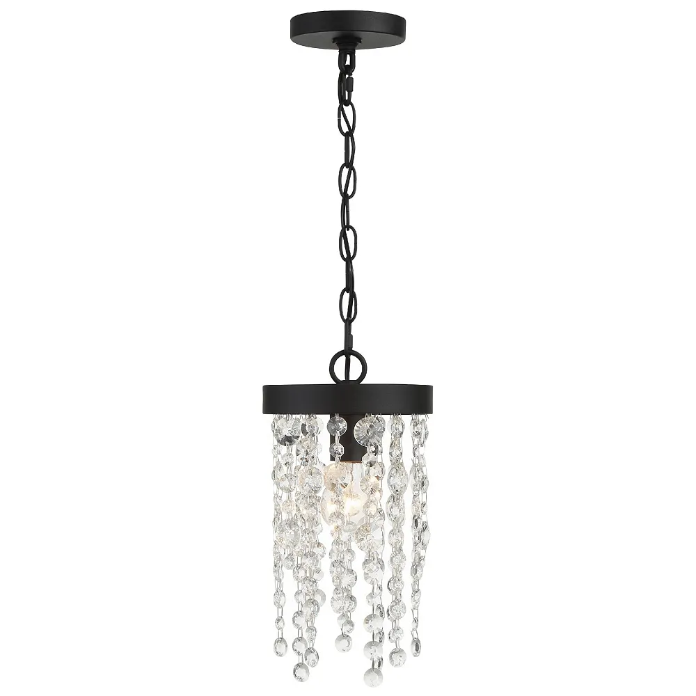 Winham 1 Light Black Forged Pendant