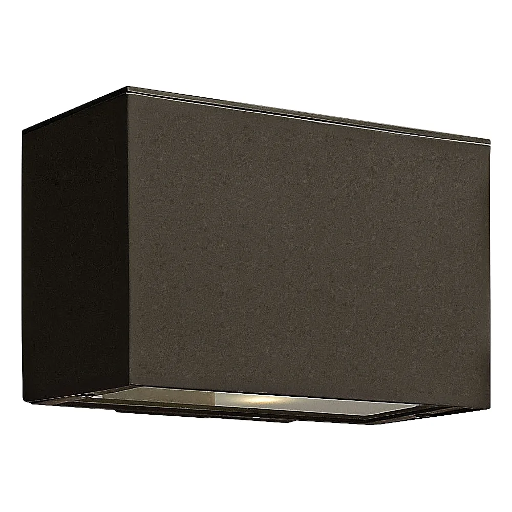 Atlantis 6" High Bronze Integrated LED Outdoor Wall Light