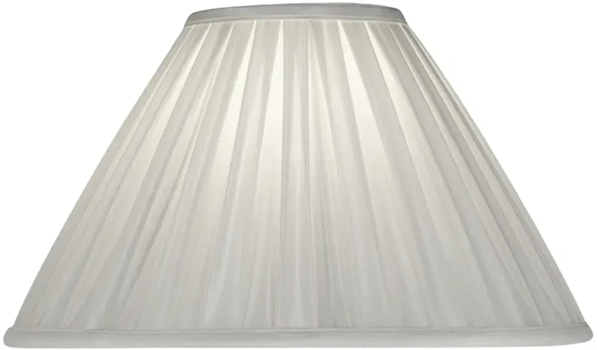 Stiffel Oyster Box Pleat Empire Shade 6x17x11 (Spider)