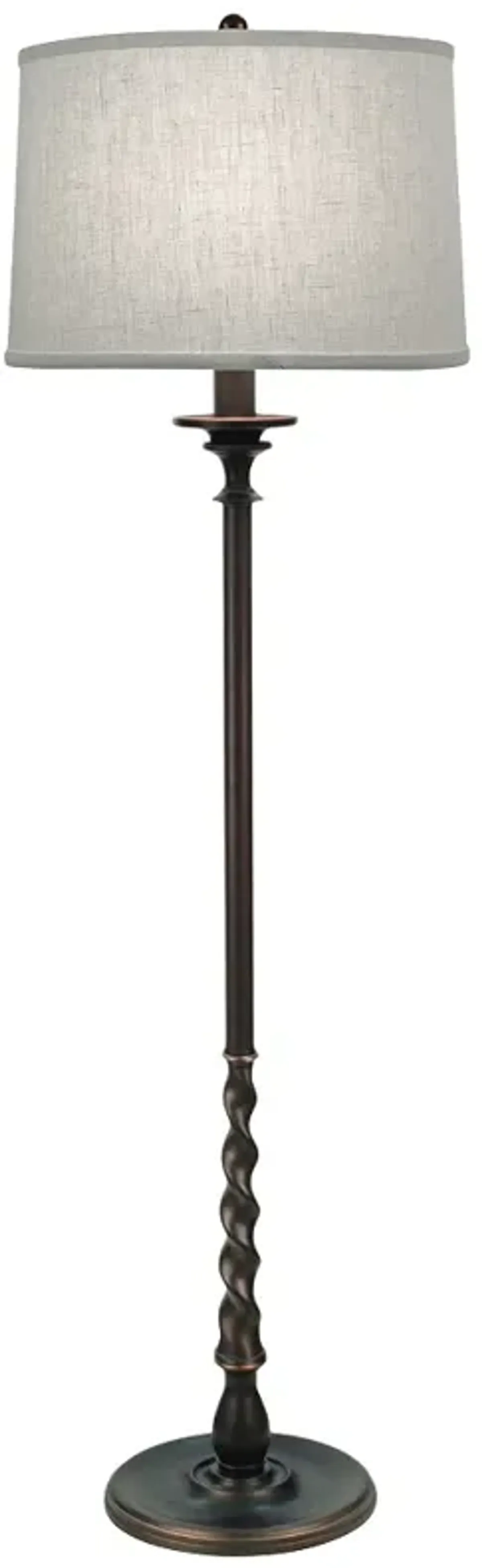 Stiffel Renfield 61" Traditional Column Oxidized Bronze Floor Lamp