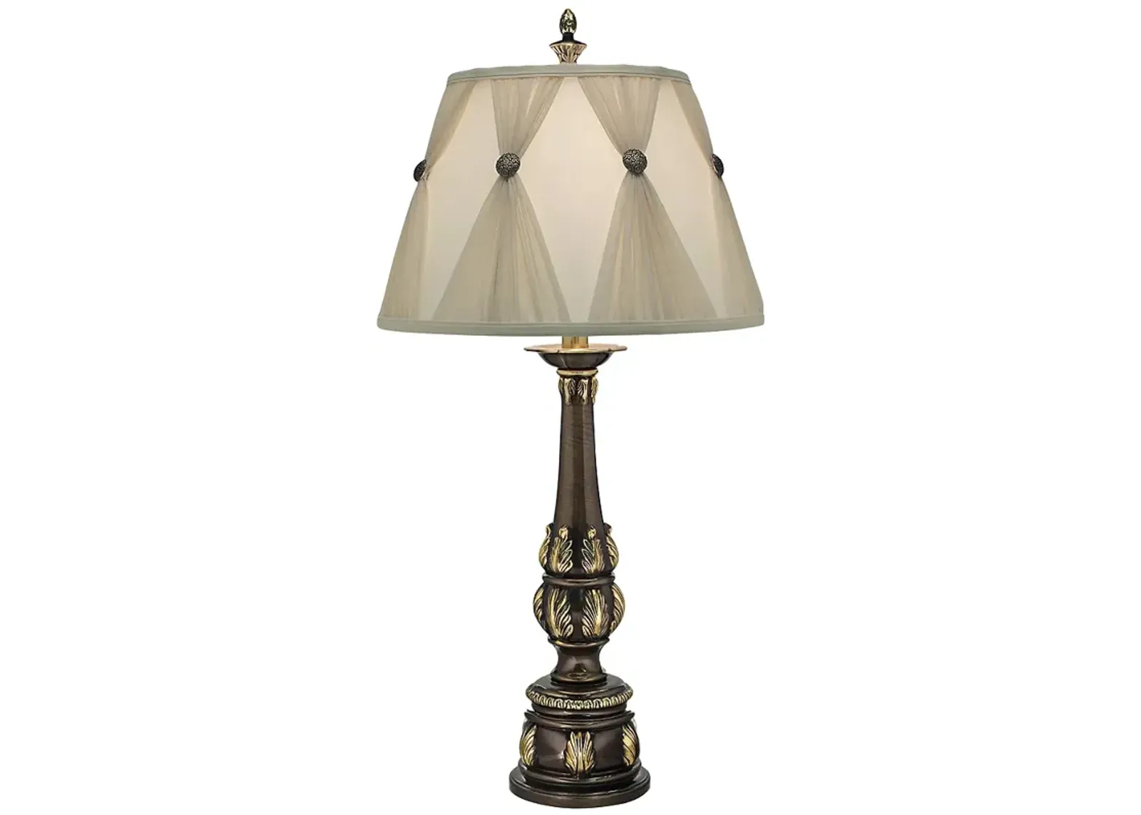 Stiffel Eden 37" High Traditional Roman Bronze Table Lamp