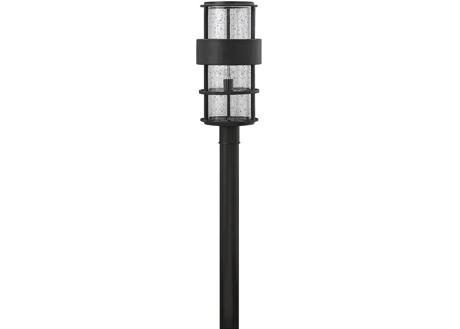 Hinkley Saturn 21 3/4"H Satin Black Outdoor Post Light