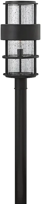 Hinkley Saturn 21 3/4"H Satin Black Outdoor Post Light