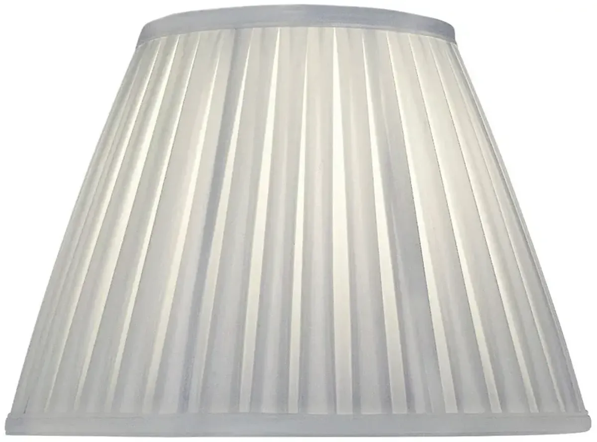 Stiffel Oyster Silksheen Pleated Shade 8x15x11 (Spider)