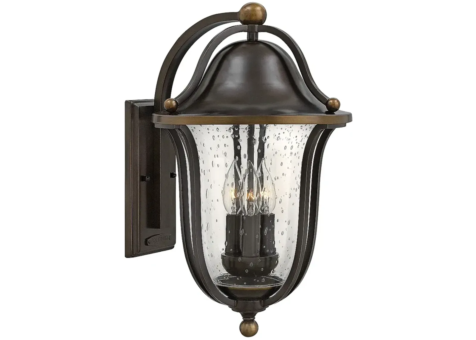 Hinkley Bolla 11" Wide Olde Bronze Outdoor Wall Light