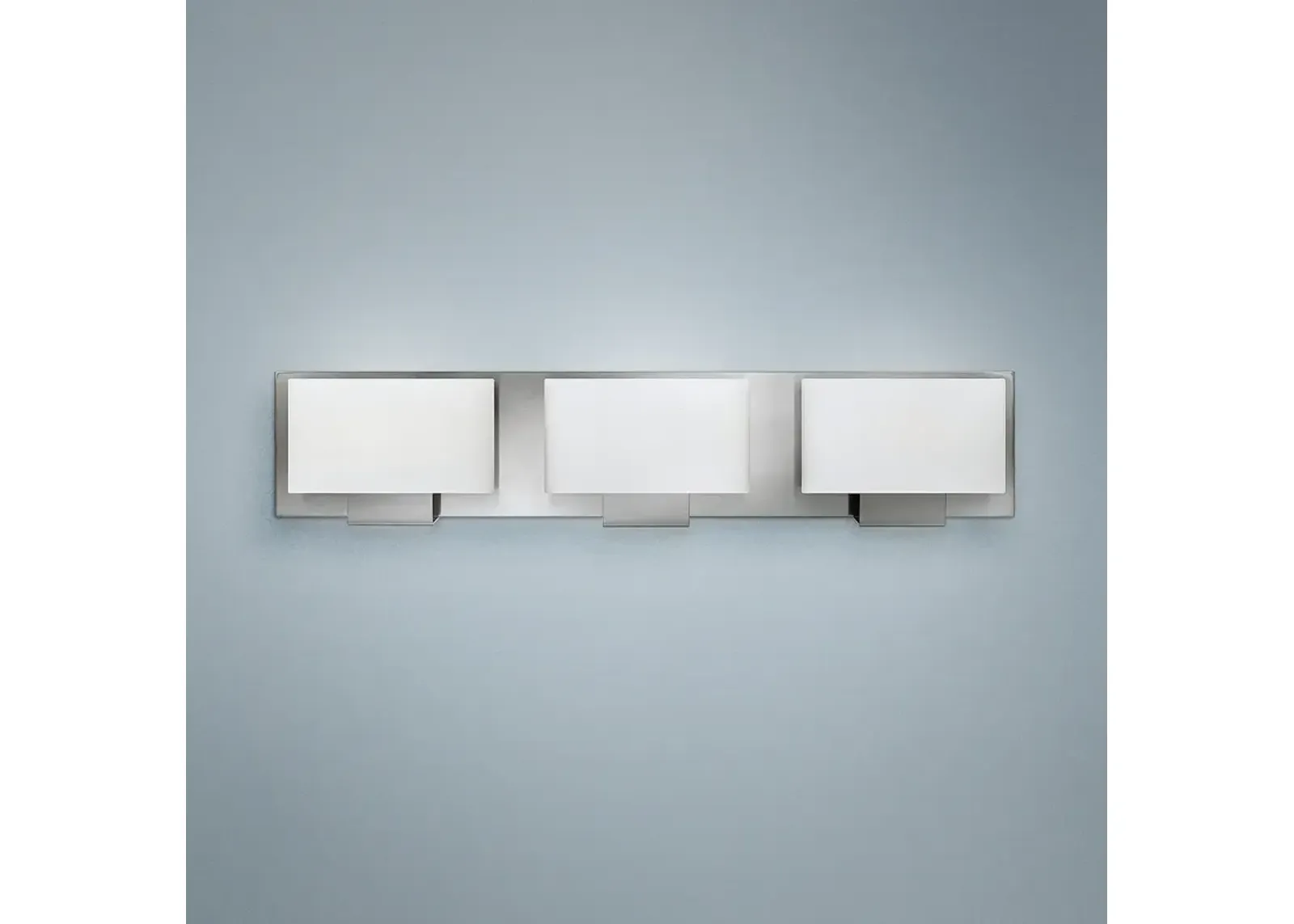 Hinkley Mila 24" Wide Modern Opal Glass Brushed Nickel Bath Light