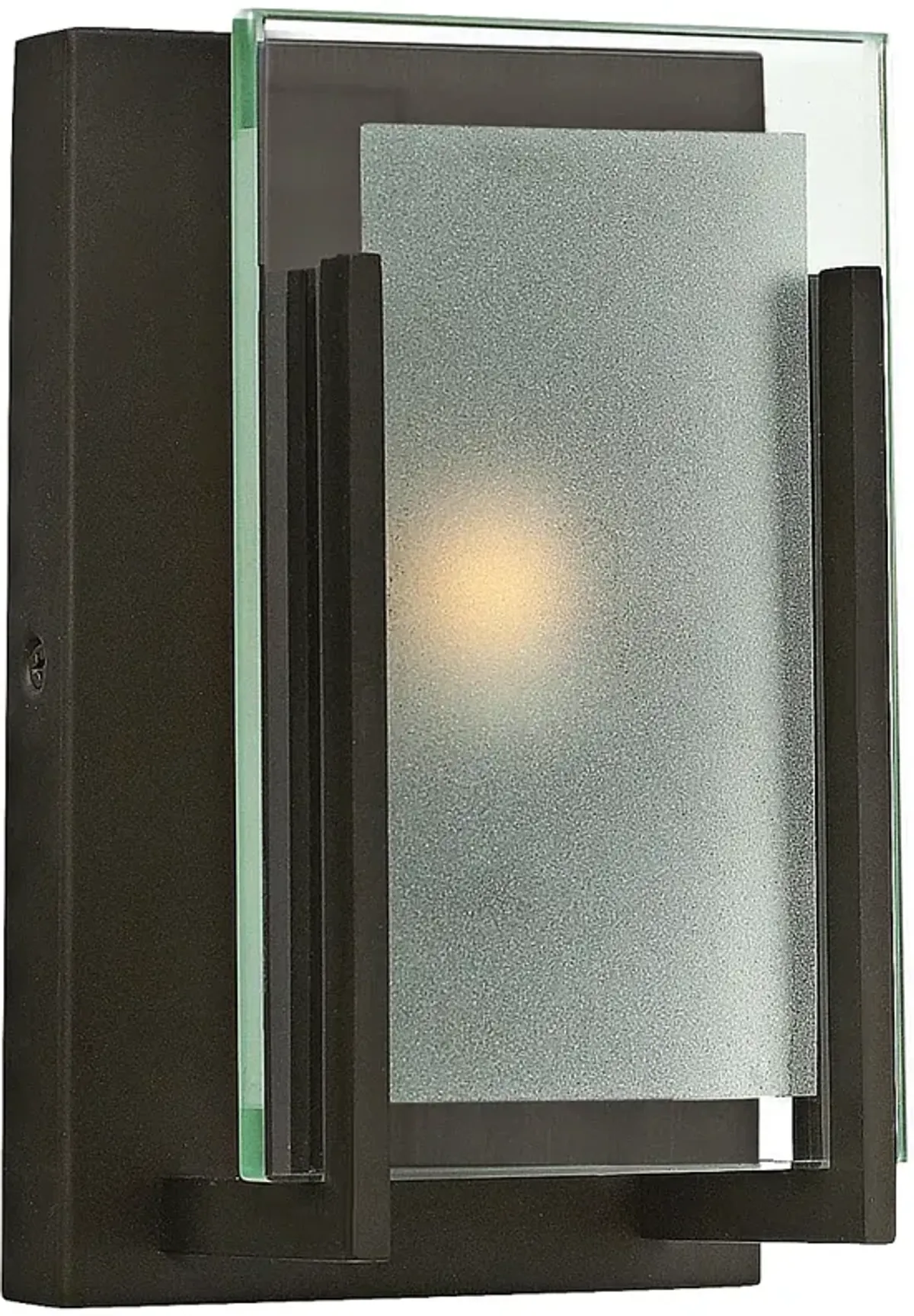 Hinkley Latitude 8" High Oil-Rubbed Bronze Wall Sconce