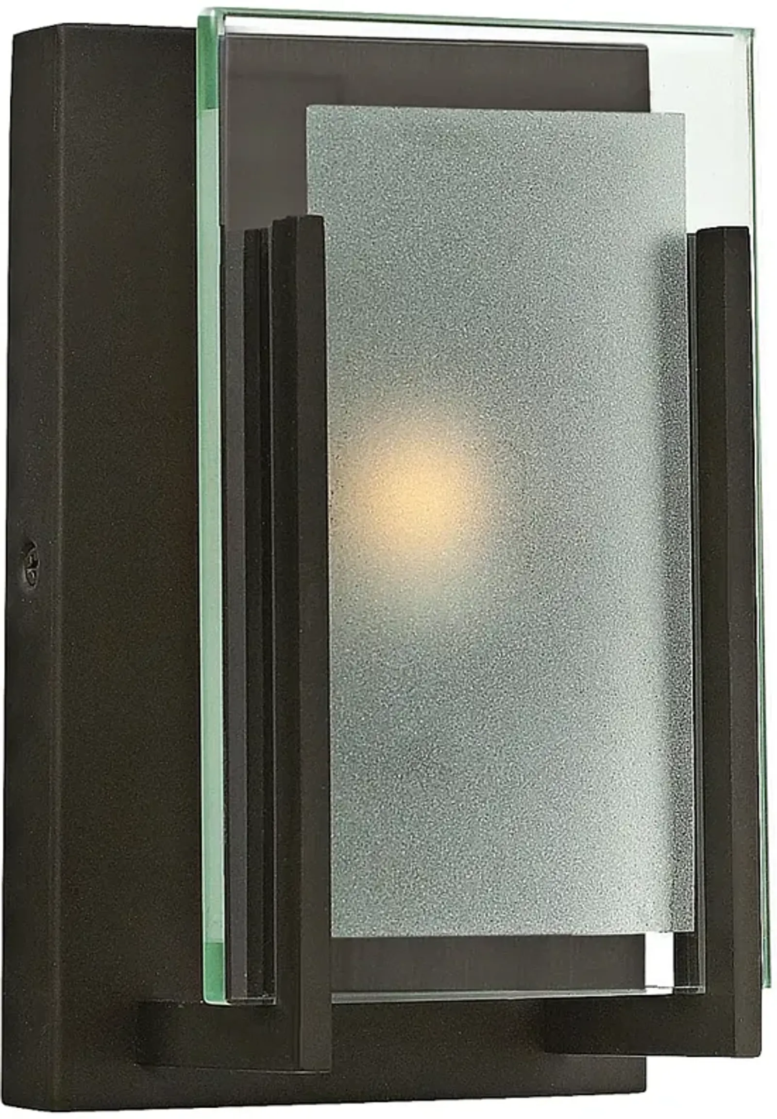 Hinkley Latitude 8" High Oil-Rubbed Bronze Wall Sconce