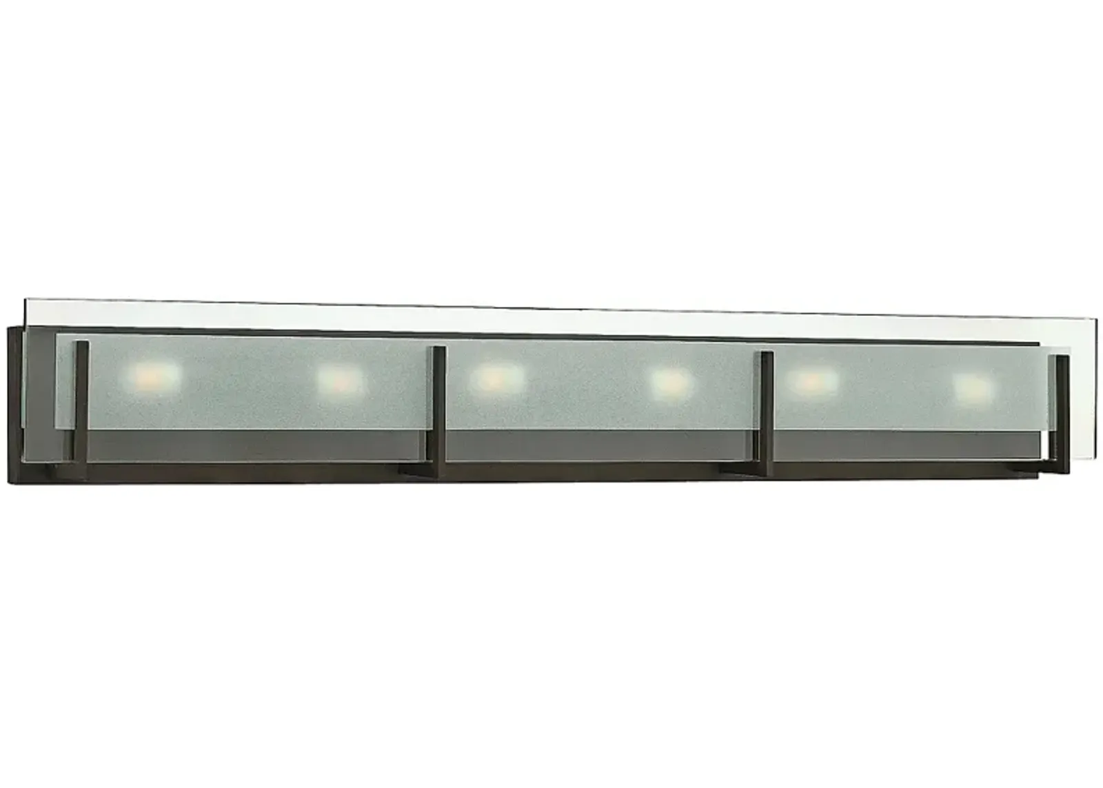 Hinkley Latitude 37 1/2"W Oil-Rubbed Bronze Bath Light