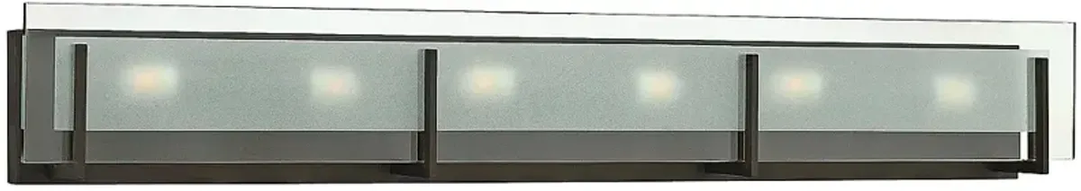 Hinkley Latitude 37 1/2"W Oil-Rubbed Bronze Bath Light