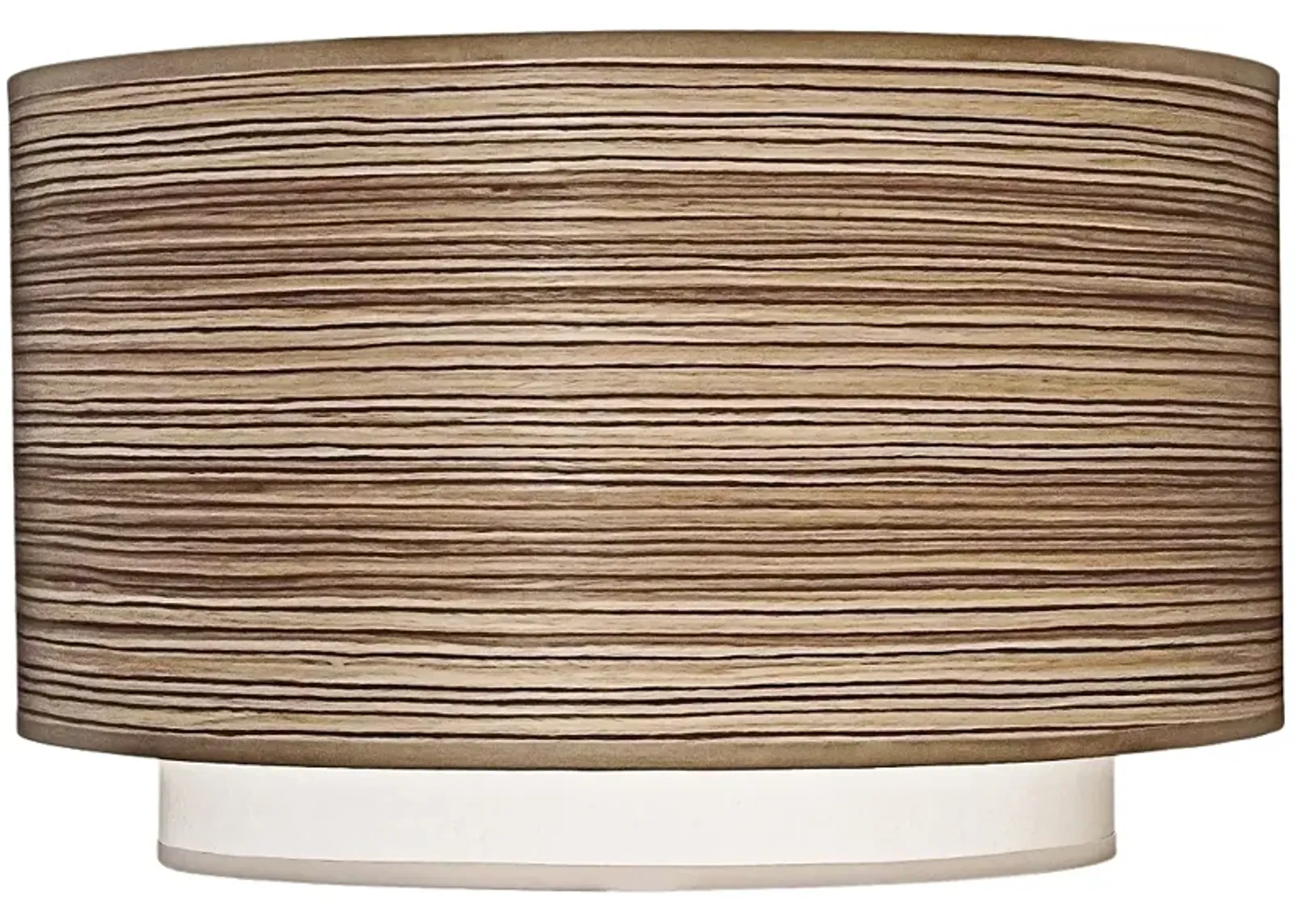 Stiffel Zebrawood and Off-White Double Shade 16x16x8 (Spider)