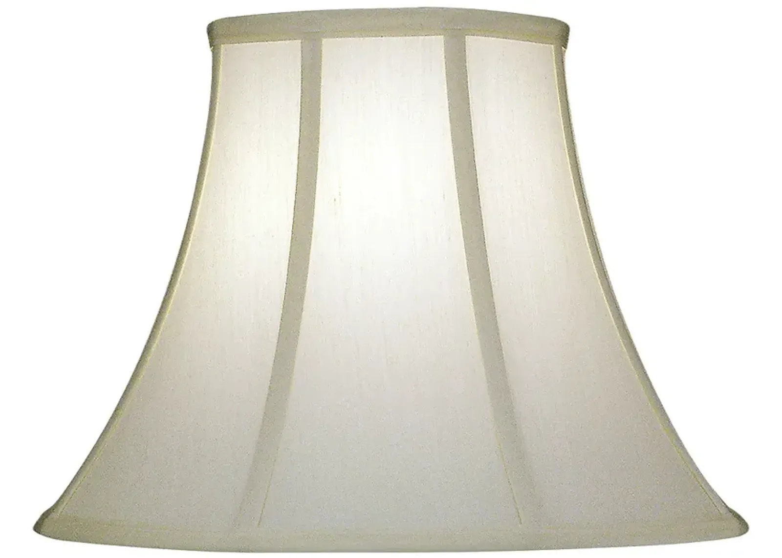 Stiffel Ivory Shadow Softback Bell Lamp Shade 8x16x12 (Spider)