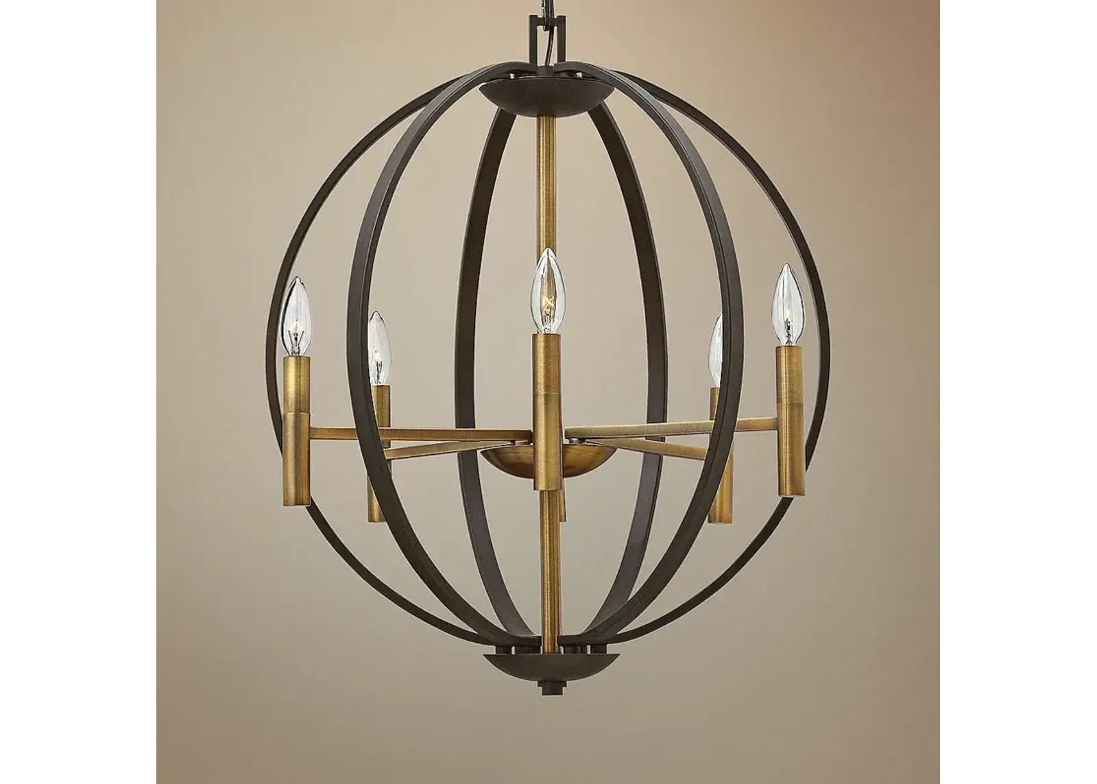 Hinkley Euclid 22 1/4" Wide Spanish Bronze 6-Light Pendant