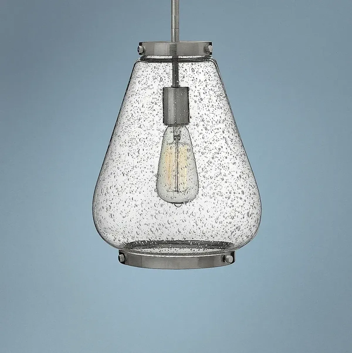 Hinkley Finley 10" Wide Brushed Nickel Mini Pendant