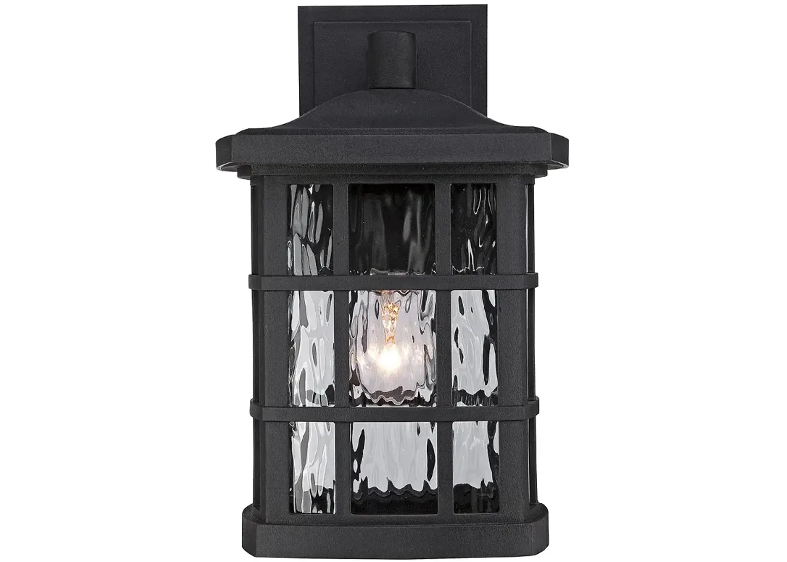 Quoizel Stonington 13" High Matte Black Outdoor Wall Light