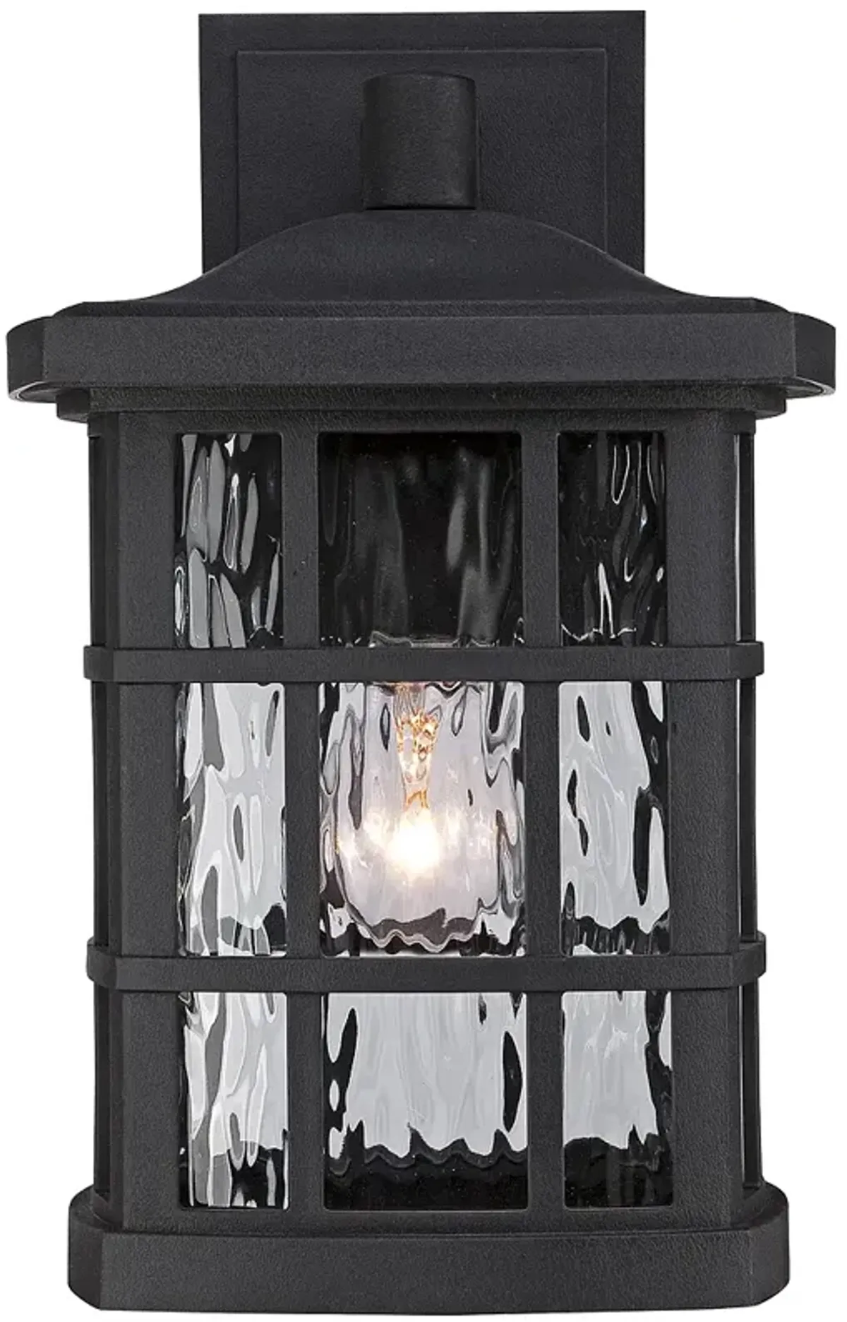 Quoizel Stonington 13" High Matte Black Outdoor Wall Light