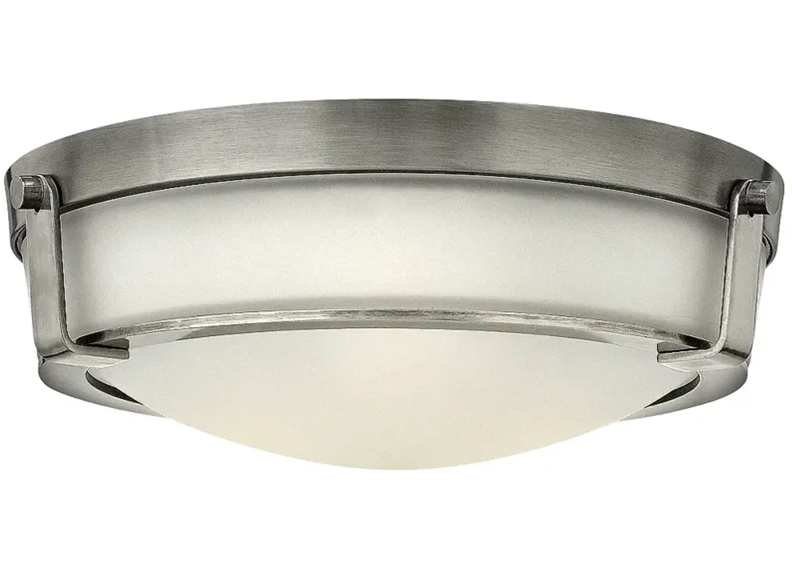 Hinkley Hathaway 16"W Antique Nickel Etched Ceiling Light