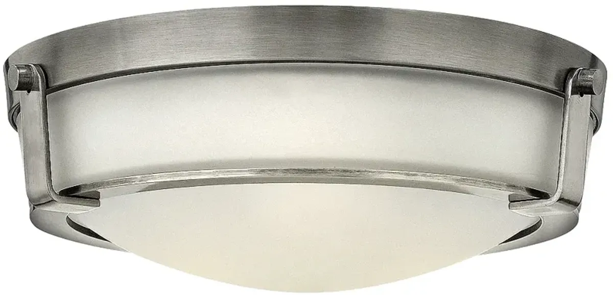 Hinkley Hathaway 16"W Antique Nickel Etched Ceiling Light