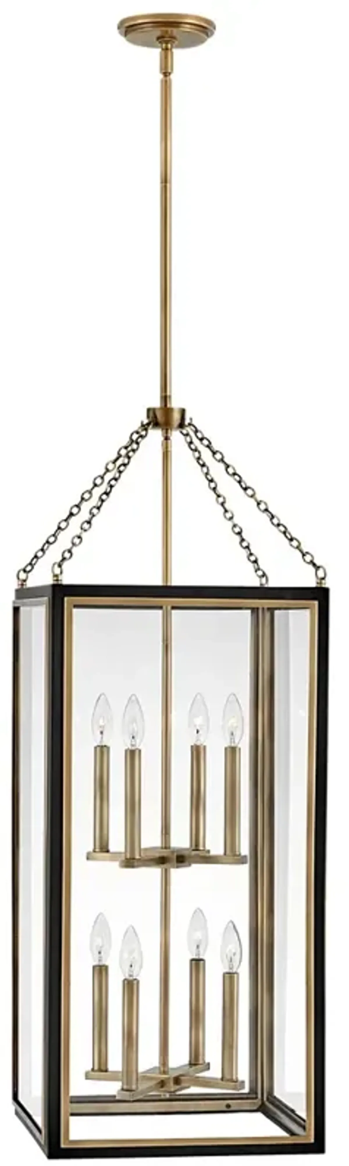Hinkley Chandelier Shaw Medium Multi Tier Pendant 15.5" Black