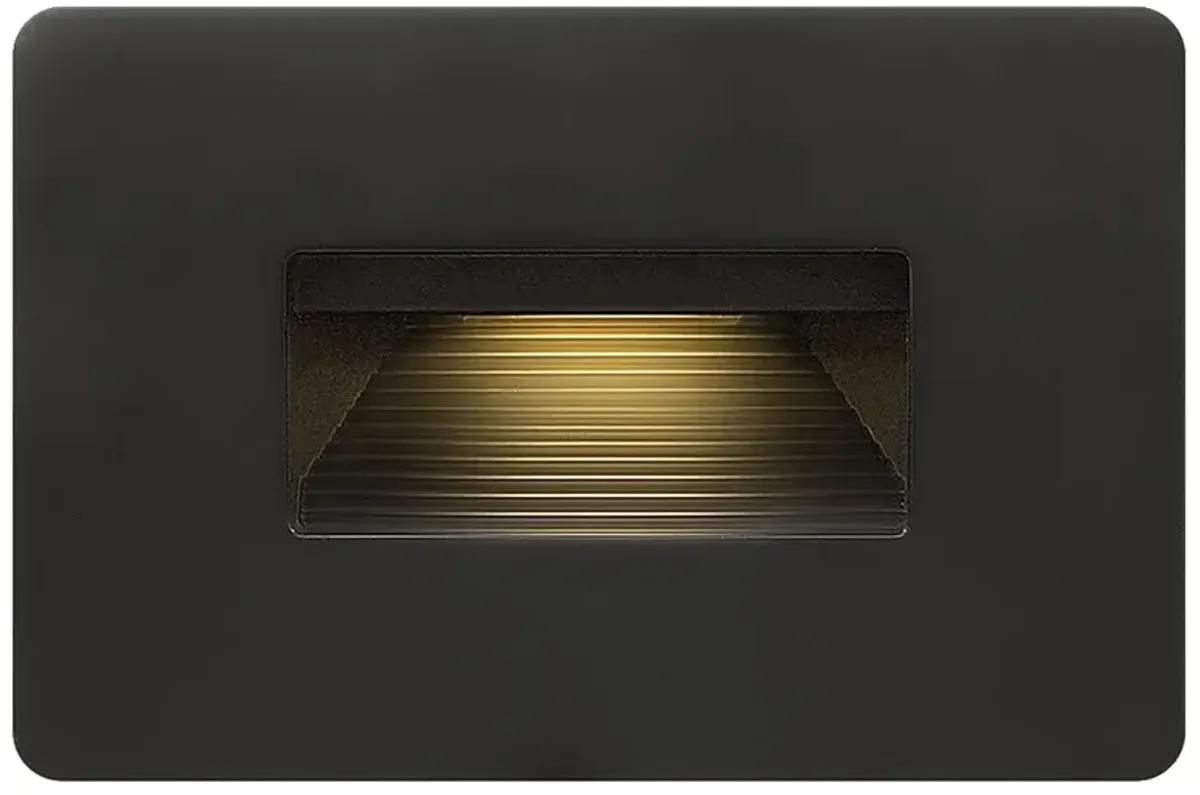 Hinkley Luna 4 1/2" Wide Black Finish Modern Step Light