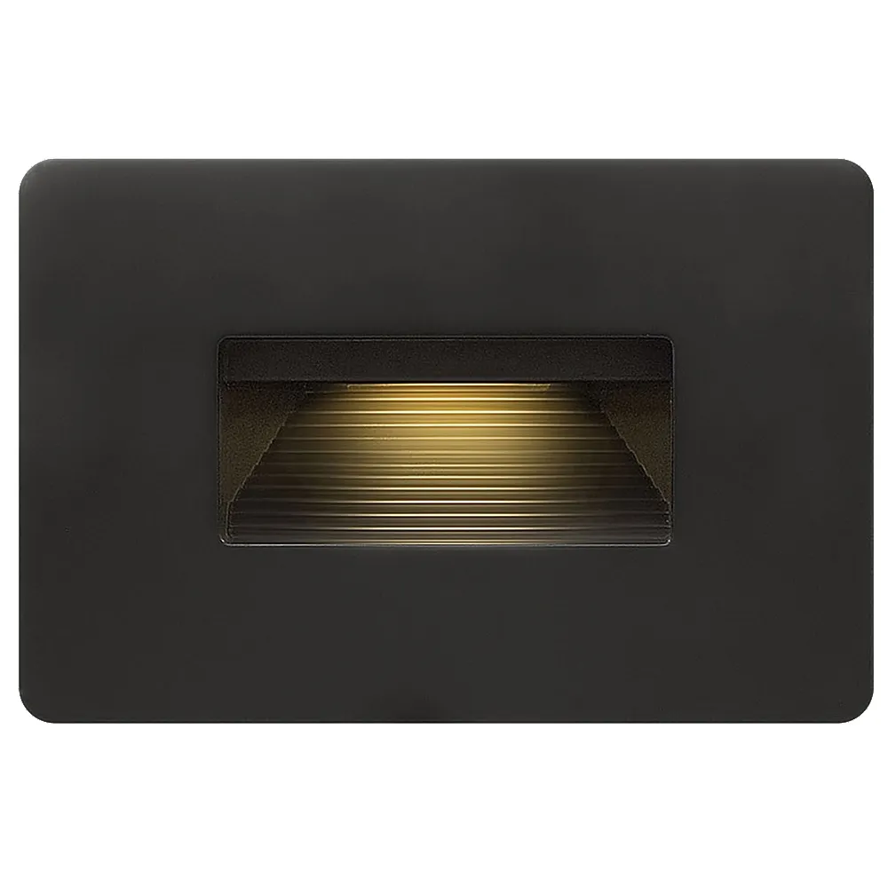 Hinkley Luna 4 1/2" Wide Black Finish Modern Step Light