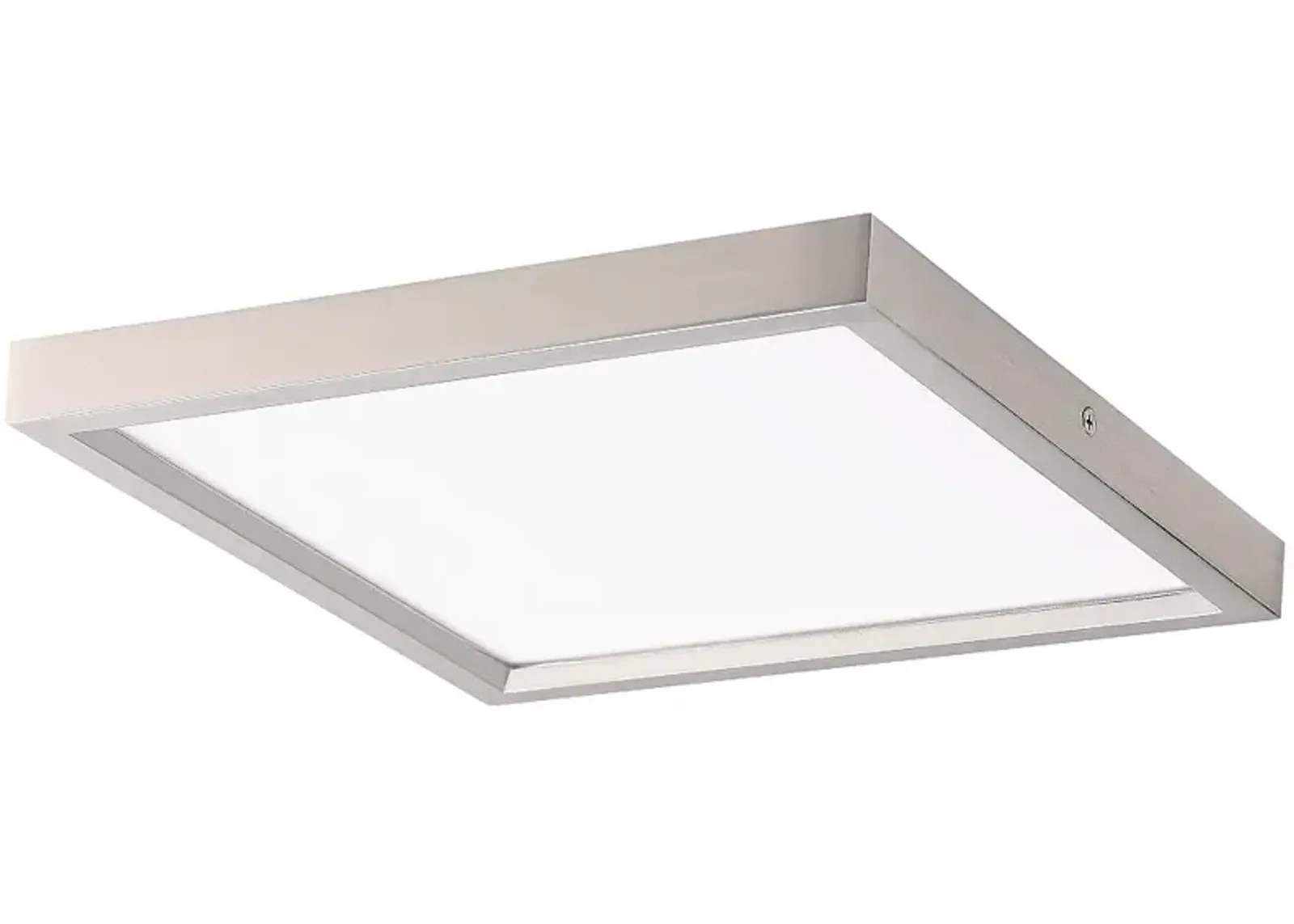 LED Flush Mount 7 1/2" Wide Brushed Nickel LED Ceiling Light