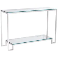 Janssen 47 1/2" Wide Modern Glass Console Table