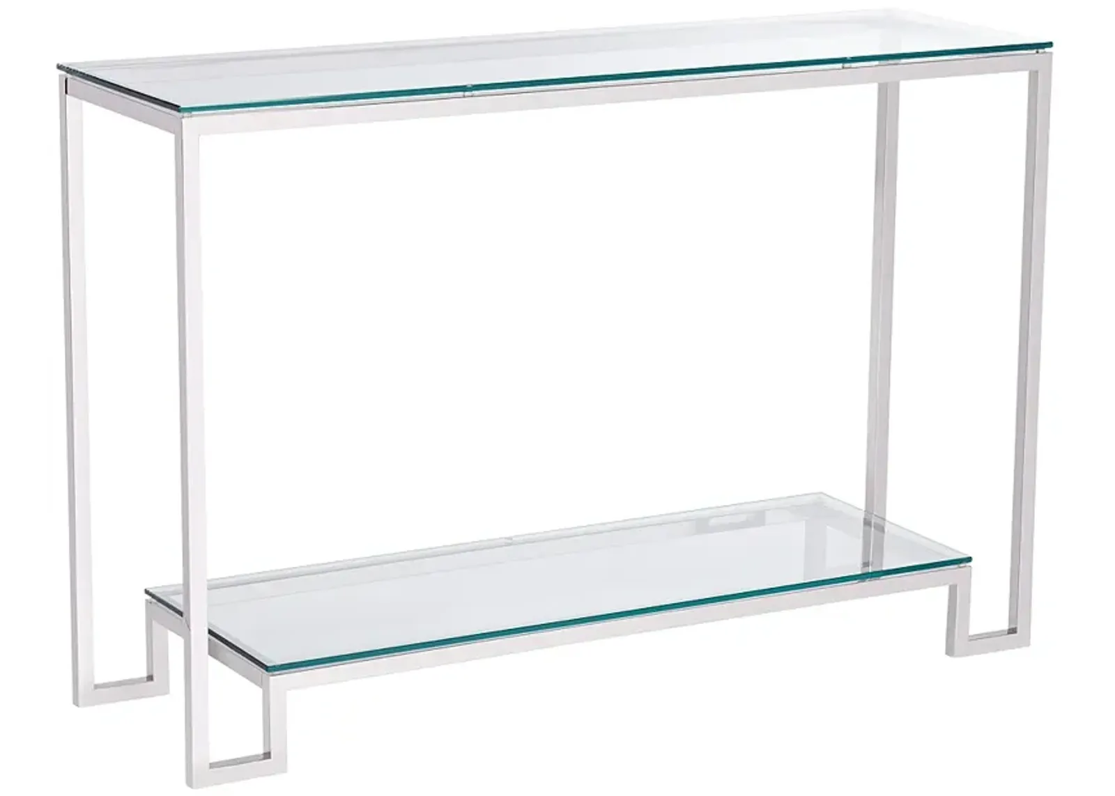 Janssen 47 1/2" Wide Modern Glass Console Table