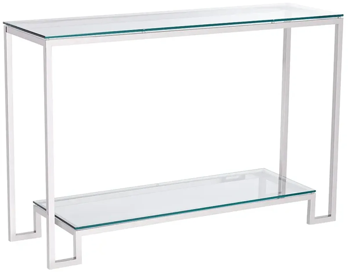 Janssen 47 1/2" Wide Modern Glass Console Table