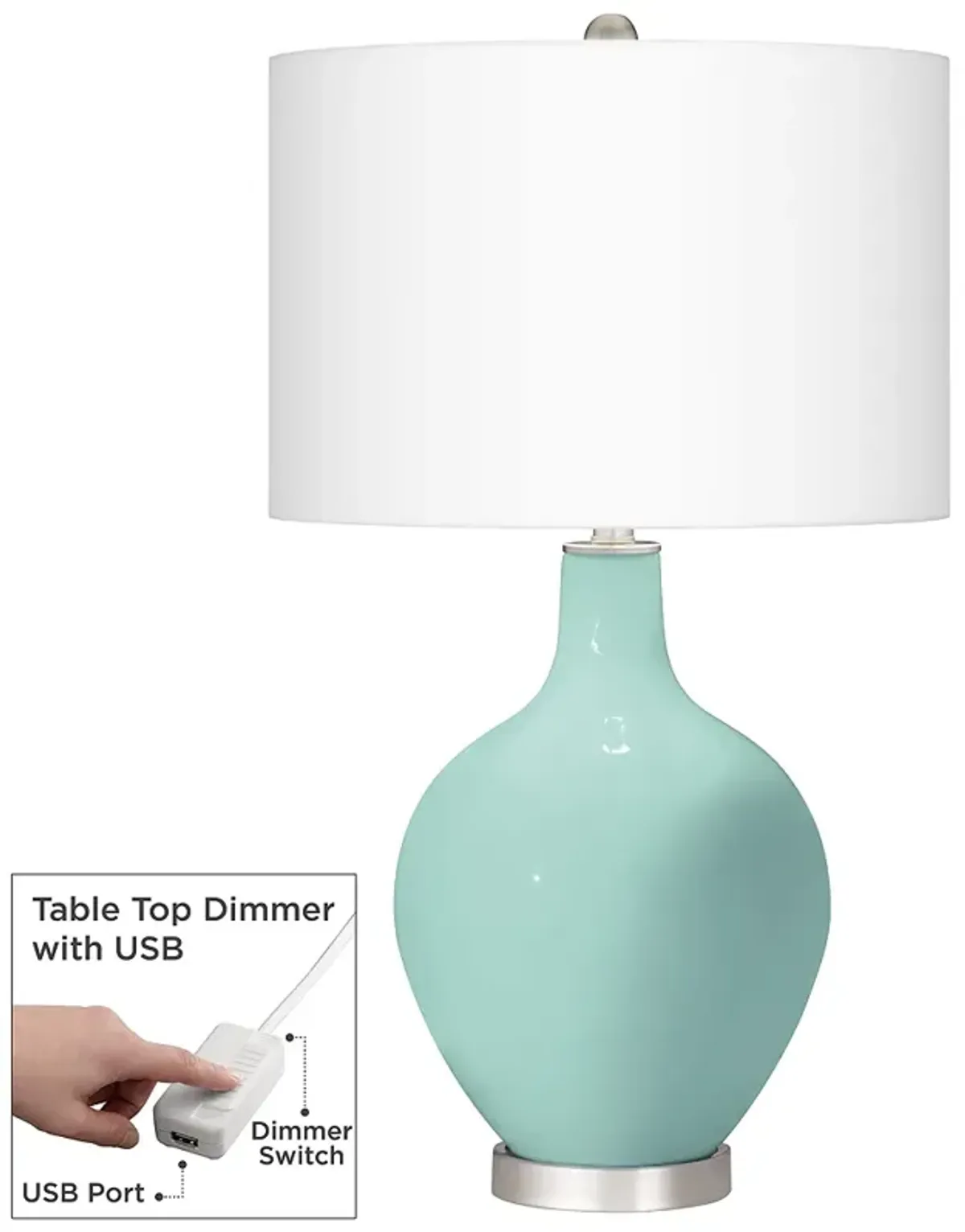 Cay Ovo Table Lamp With Dimmer