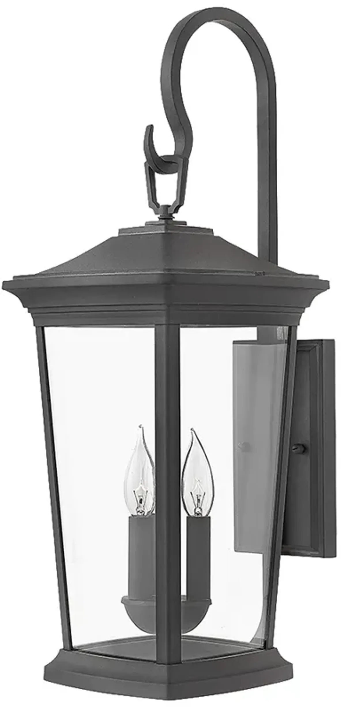 Hinkley Bromley 24 3/4"H Museum Black 3-Light LED Outdoor Wall Light