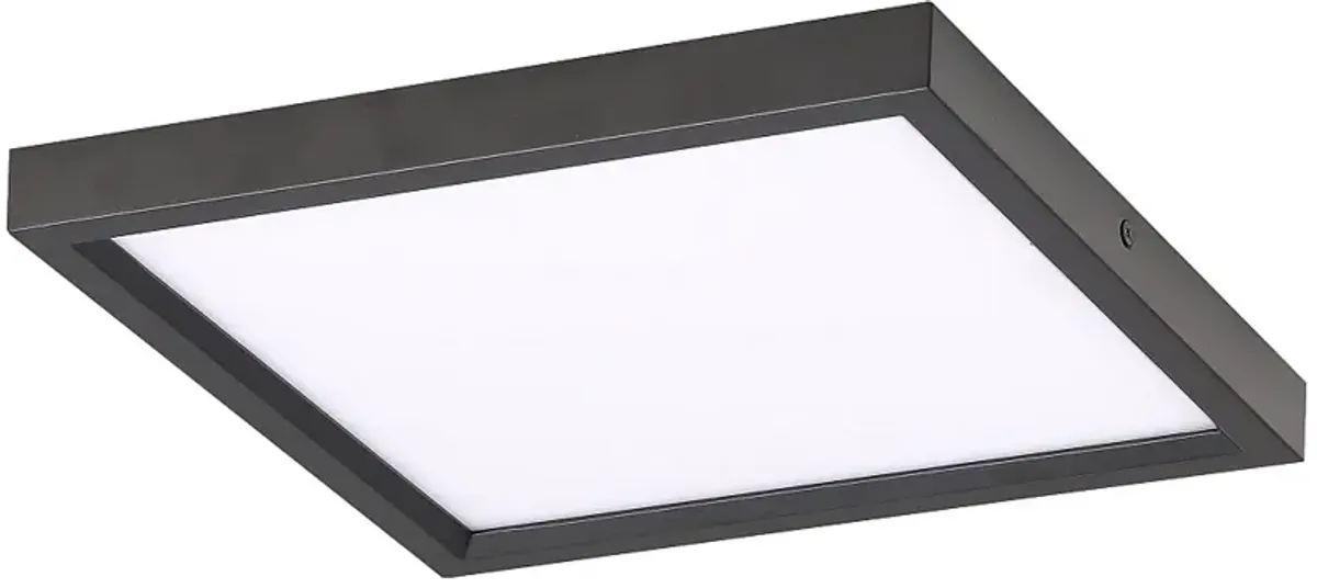 Minka 11" Wide Black Coal Flush Mount LED Ceiling Light Panel