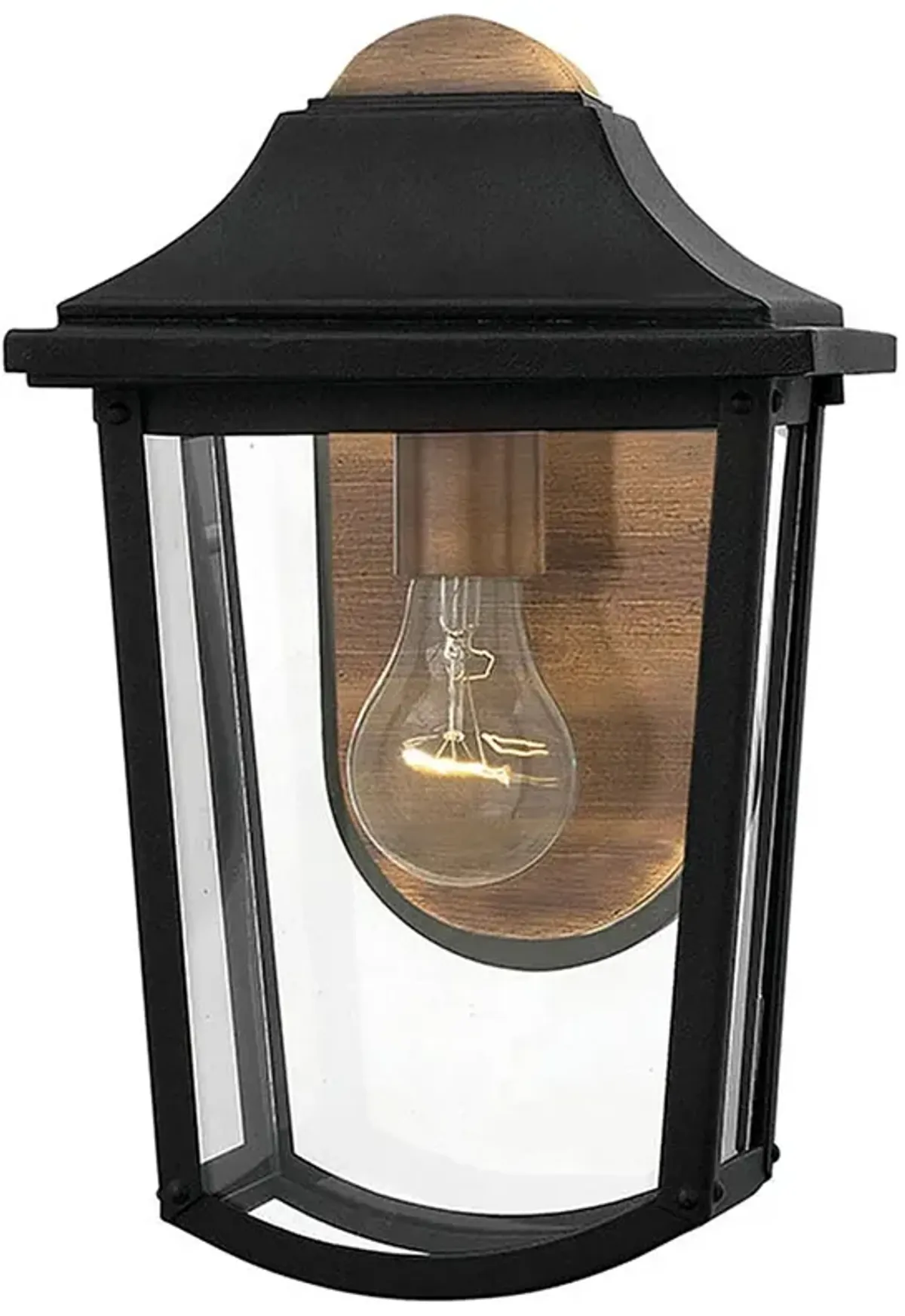 Burton 12 3/4"H Black Outdoor Wall Light by Hinkley Lighting