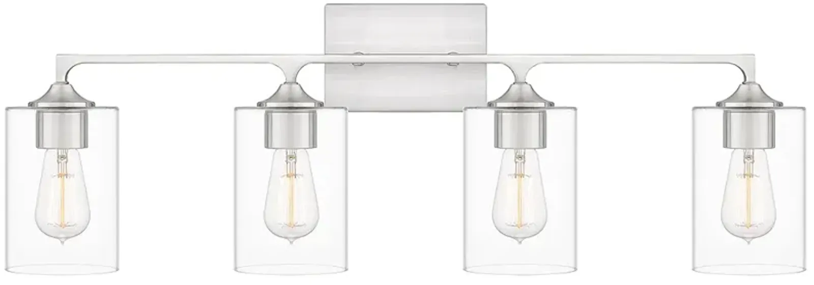 Prescott 4-Light Brushed Nickel Bath Light