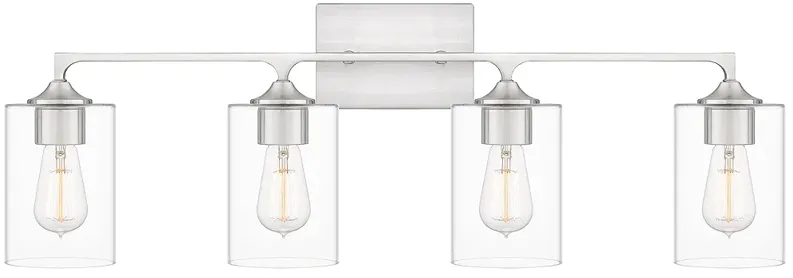 Prescott 4-Light Brushed Nickel Bath Light